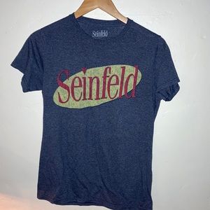 🥨 SEINFELD Classic Logo Size Small Tee Shirt | 50% Cotton 50% Polyester 90s 🥨